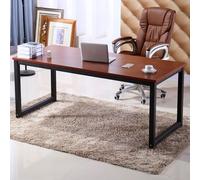 Scrivania da Ufficio e Casa Tavolo da Lavoro per Ufficio,Casa o Studio,Adatta a Piccoli Spazi Struttura in Acciaio piano ampio e lineare(C2,47.2"L x 23.6" W(120x60cm))