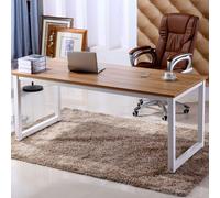 Scrivania da Ufficio e Casa Tavolo da Lavoro per Ufficio,Casa o Studio,Adatta a Piccoli Spazi Struttura in Acciaio piano ampio e lineare(D1,55L x 19.7" W(140x50cm))