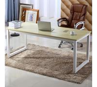 Scrivania da Ufficio e Casa Tavolo da Lavoro per Ufficio,Casa o Studio,Adatta a Piccoli Spazi Struttura in Acciaio piano ampio e lineare(E1,63L x 19.7" W(160x50cm))