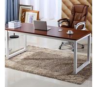 Scrivania da Ufficio e Casa Tavolo da Lavoro per Ufficio,Casa o Studio,Adatta a Piccoli Spazi Struttura in Acciaio piano ampio e lineare(C1,31.5"L x 23.6" W(80x60cm))