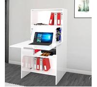 Scrivania design moderno bianco lucido - Dalia