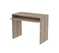 SCRIVANIA PORTA PC MODERNO TAVOLO DA LAVORO TASTIERA ESTRAIBILE OLMO MOD.PERRY