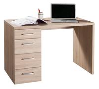 Scrivania elegante ufficio cassettiera laterale rovere sonoma SR0480 L110h74p60