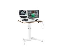 Esselte Leitz Ergo Sitz/Stehtisch höhenver. klein m.Rollen white 65340001