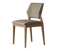 Scrivania ergonomica in legno massello per casa ufficio design moderno per sala da pranzo studio scrivania per studenti lettura schienale sgabello per soggiorno balcone camera da letto colore marrone