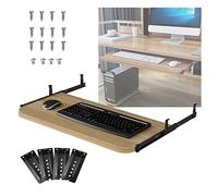 Scrivania ergonomica sotto il vassoio, altezza regolabile 54/60/70 x 27 cm, estensione tastiera standard, supporto tastiera rimovibile per una migliore nizzazione dello spazio di lavoro