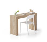 Scrivania Evolution 120x40, Rovere Naturale con Due Gambe