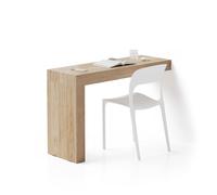 Scrivania Evolution 120x40, Rovere Naturale con Una Gamba