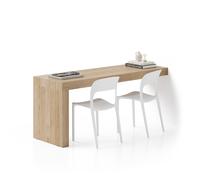 Scrivania Evolution 180x60, Rovere Naturale con Una Gamba