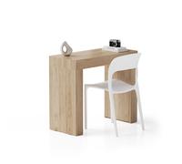 Scrivania Evolution 90x40, Rovere Naturale con Due Gambe