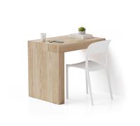 Scrivania Evolution 90x60, Rovere Naturale con Una Gamba