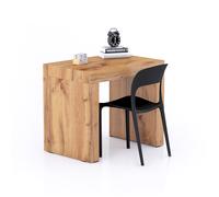 Scrivania Evolution 90x60, Rovere Rustico con Due Gambe