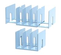 Scrivania file retrattile - 2 pezzi Organizzazione e spazio di archiviazione per 5 sezioni Rack | Organizzatore di file di desiderio per lettere Libro carta Home Office Apartment College SC