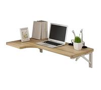Scrivania galleggiante da parete, tavolo pieghevole con angolo, scrivania per computer a forma di L, colore legno, bianco, nero, rosso, scrivania in legno salvaspazio dimensioni personalizzabili per