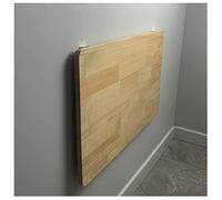 Scrivania galleggiante per laptop, scrivania in legno massello, tavolo da pranzo, piccola scrivania in legno per ufficio, casa, cucina, colore legno, 90 x 40 cm