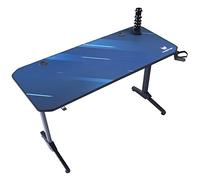 Predator Gaming Desk, Scrivania da Gaming, Tavolo Gaming da 55", Portacuffie da Scrivania Gaming, Portabevande, Passacavi, Superficie in Fibra di Carbonio, Tappetino per mouse, 140 cm x 60 cm x 75 cm
