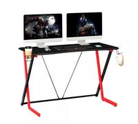 Techly Scrivania Gaming Ergonomica Tavolo Gioco con Porta Bicchiere e Cuffie