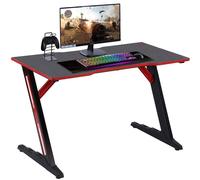 Scrivania Gaming Porta Pc Computer in Metallo e Legno MDF Tappetino Mouse Pad