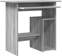 Scrivania grigio sonoma 80x45x74 cm in legno multistrato