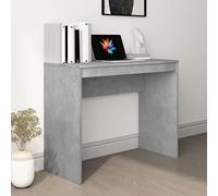 Scrivania Grigio Cemento 90x40x72 cm in Legno Multistrato - Modern Office Desk for Small Spaces, Sturdy Plywood Writing Table with Cement Gray Finish, Compact Study Desk for Home Office or Dormitory