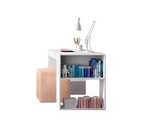 Scrivania Grigna, Scrittoio Multiuso, Tavolo per Ufficio Porta PC, Piano di Lavoro, 115x50 h74 cm, Bianco