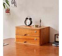 Scrivania in legno con serratura, armadio da ufficio con 4 cassetti, organizer per documenti per scrivania, elegante porta documenti da scrivania, forniture essenziali per ufficio