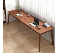Scrivania in legno di noce moderna della metà del secolo extra large per due scrittoio da casa e ufficio solido mobili per spazio di lavoro elegante e funzionale