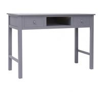 Scrivania in legno grigio VidaXL