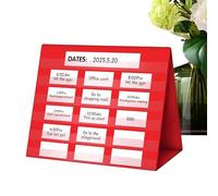 Scrivania In Piedi Con Soggetti - Small Organizer Board | Board Di Apprendimento A Due Pari Pieghevole Per Giochi E Fonetici, Display Di Lettura Pratica Per Studenti Insegnanti Di Bambini, Assistenza