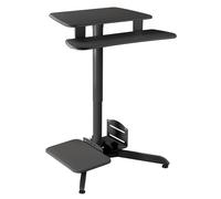 Maclean MC-848 Scrivania in Piedi Seduto Altezza regolabile Computer Desk Max Altezza 109cm