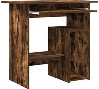 Scrivania rovere fumo 80x45x74 cm in legno multistrato