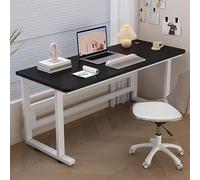 Scrivania industriale moderna per computer, design in metallo e legno, elegante tavolo da scrittura e gioco per casa, ufficio, camera da letto, soggiorno