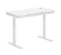 Scrivania Kimex motorizzata 118 x 60 cm con cassetto e caricatore wireless