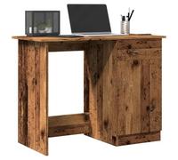 Scrivania Legno Antico 100x50x76 cm in Legno Multistrato - Modern Writing Desk with Drawer for Home Office & Study, Sturdy Particle Board, Easy to Clean, Spacious Work Surface, Wall Mounting Included