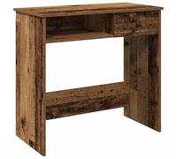 Scrivania Legno Antico 80x40x75 cm Truciolato | Truciolato resistente, piano liscio, design versatile per studio e camera