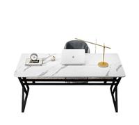 Scrivania Lunga Per Computer, Moderno Tavolo Da Ufficio In Metallo Di Grandi Dimensioni, Ideale Per PC, Studio, Lavoro E Scrittura, Postazione Doppia Per Dirigenti, Perfetta Per Casa(A,100*60*75CM)