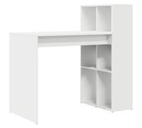 Scrivania Marsella con Scaffale Laterale Bianco 103x108x55 cm