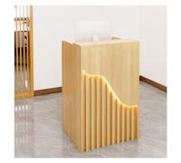 Scrivania moderna a forma di L con cassetto per contanti, elegante mobile da ufficio per ristoranti, bar, saloni e spa, design funzionale salvaspazio per uso domestico e commerciale