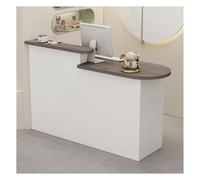 Scrivania moderna con bancone, elegante mobile per la casa e l'ufficio per negozi e saloni di bellezza, 80 x 50 cm, elegante bancone per reception