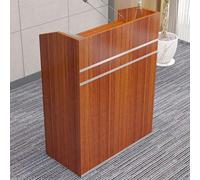 Scrivania moderna con cassetti chiudibili per piccole imprese, ideale per saloni di bellezza, negozi di abbigliamento e cassiere, mobili eleganti per front office