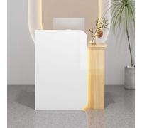 Scrivania moderna con cassetti, elegante banco pagamenti per hotel, saloni e negozi, stazione di cassa funzionale mobili da ufficio contemporanei