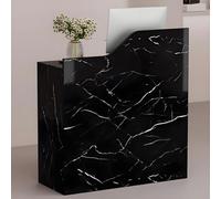 Scrivania moderna con cassetti - Salvaspazio, banco per la vendita al dettaglio, facile da montare per aree di pagamento e ricevimento, design elegante, ideale per le aziende