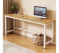 Scrivania Moderna e spaziosa per Ufficio Domestico - Semplice Tavolo per PC e Laptop con Piedini Antiscivolo per Studio e Lavoro - Elegante Mobile per la postazione di Lavoro in Camera da Le