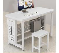 Scrivania Moderna for dirigenti, scrivania for Computer, Tavolo da Studio, scrivanie Scolastiche, scrivania da Studio, Adatta for aule di Formazione, scuole(B,100x60cm/39.37x23.62in)