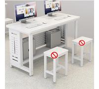 Scrivania Moderna for dirigenti, scrivania for Computer, Tavolo da Studio, scrivanie Scolastiche, scrivania da Studio, Adatta for aule di Formazione, scuole(A,160x60cm/62.99x23.62in)