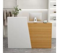 Scrivania moderna in legno con cassetti e ripiani design elegante per cliniche e negozi al dettaglio Arredamento da ufficio ergonomico 80 x 41,9 x 99,8 cm