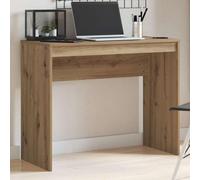 Scrivania Moderna in Legno Multistrato Rovere Artigianale 90x40x72 cm, da Lavoro Compatta per Ufficio e Casa, Scrivania Computer Elegante con Design Funzionale e Facile da Pulire