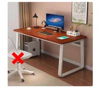 Scrivania moderna in stile fattoria, semplice postazione di lavoro in legno per casa, ufficio e camera da letto, elegante mobile da lavoro, ideale per lo studio e le attività di lavoro