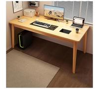 Scrivania moderna per computer, scrivania da studio, postazione di lavoro, scrivania per PC in stile semplice, tavolo da lavoro robusto e stabile per ufficio domestico (legno 31x22x29 pollici)