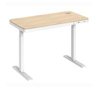 Scrivania motorizzata Kimex 118x60 cm con cassetto e caricatore wireless